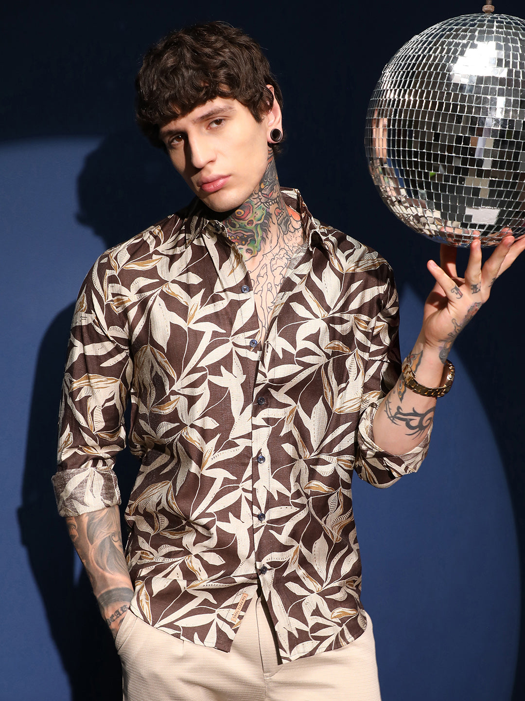 Flore Noir Shirt