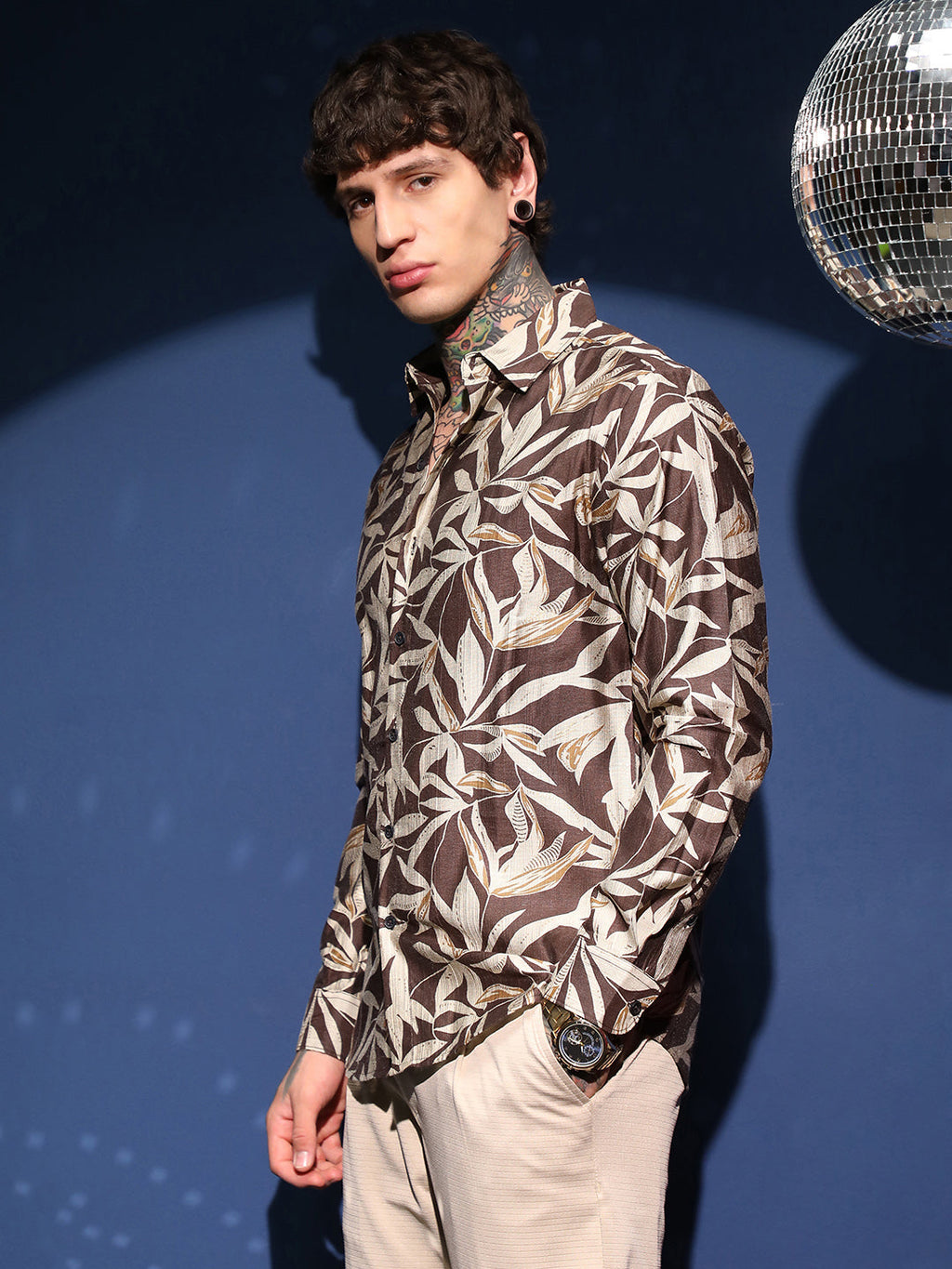 Flore Noir Shirt