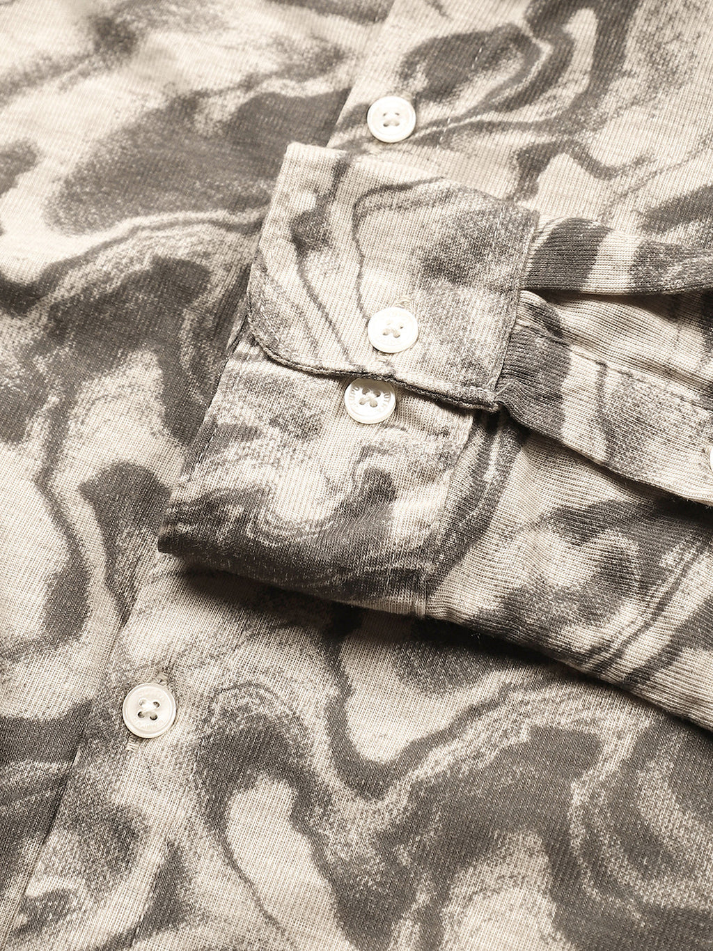 Fluid-Marble Textured Shirt