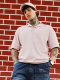Coil-Tactile Cuban Polo T-Shirt